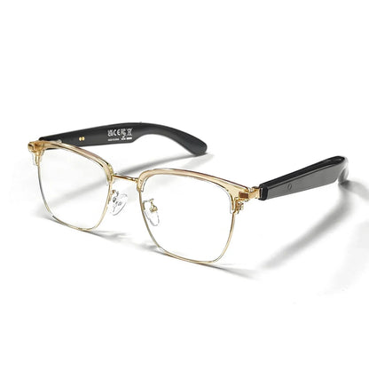 😎Intelligente Brille mit KI-Übersetzung, unterstützt 160 Sprachen und ChatGPT, mit integriertem Mikrofon und Hi-Fi-Lautsprechern