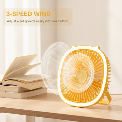 🥳HEISSER SALE 2026🥳💞50.000+ VERKAUFT!👵❤️  3-in-1-Luftzirkulationsventilator mit LED-Beleuchtung