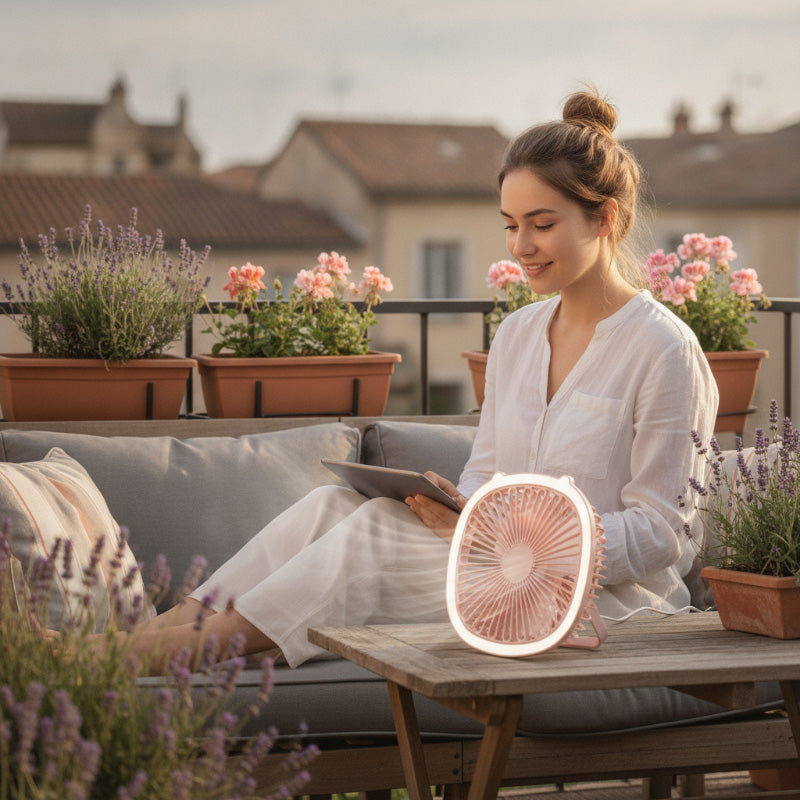 🥳HEISSER SALE 2026🥳💞50.000+ VERKAUFT!👵❤️  3-in-1-Luftzirkulationsventilator mit LED-Beleuchtung