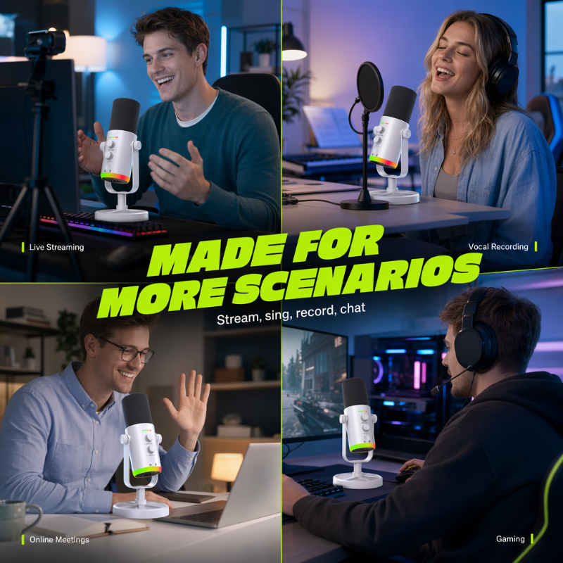 🥳HEISSER SALE 2026🥳💞50.000+ VERKAUFT!👵❤️  USB-XLR-Aufnahmemikrofon mit Echounterdrückung