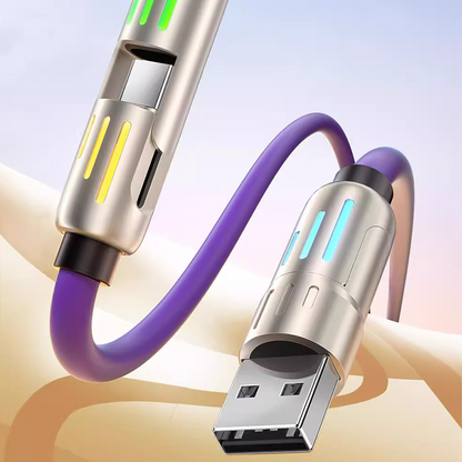 🥳HEISSER SALE 2026🥳💞50.000+ VERKAUFT!👵❤️  4-in-1 LED-Ladekabel mit Beleuchtung