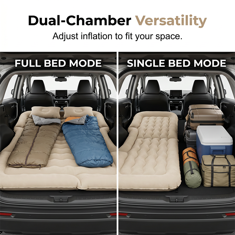 ✨ Multifunktionale aufblasbare Auto-Matratze – Aufpumpen, ausstrecken – Ihre Schlaflösung für Roadtrips – Perfekt für Camping, Reisen & lange Fahrten 🛏️