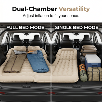 ✨ Multifunktionale aufblasbare Auto-Matratze – Aufpumpen, ausstrecken – Ihre Schlaflösung für Roadtrips – Perfekt für Camping, Reisen & lange Fahrten 🛏️