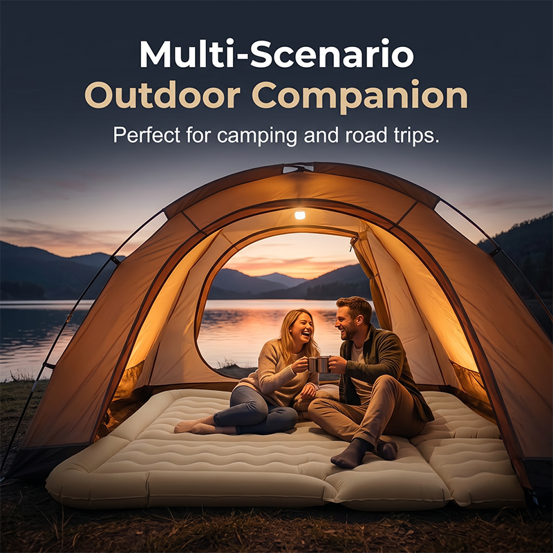✨ Multifunktionale aufblasbare Auto-Matratze – Aufpumpen, ausstrecken – Ihre Schlaflösung für Roadtrips – Perfekt für Camping, Reisen & lange Fahrten 🛏️