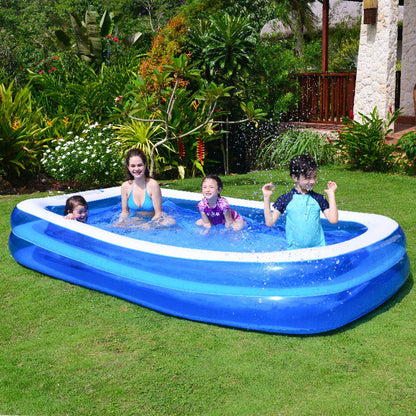 🥳HEISSER SALE 2026🥳💞50.000+ VERKAUFT!👵❤️Verdicktes aufblasbares Schwimmbecken mit Luftpumpe
