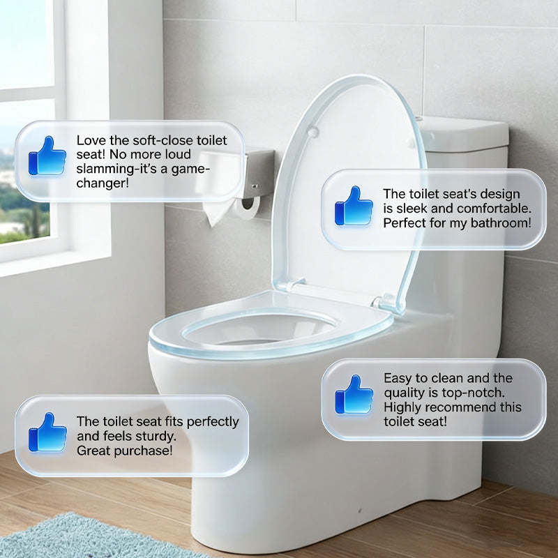 🥳HEISSER SALE 2026🥳💞50.000+ VERKAUFT!👵❤️  Langlebiger WC-Sitz mit Absenkautomatik