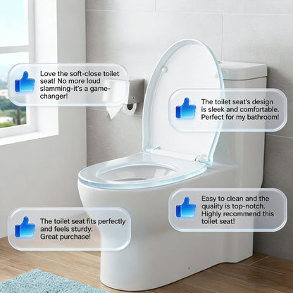 🥳HEISSER SALE 2026🥳💞50.000+ VERKAUFT!👵❤️  Langlebiger WC-Sitz mit Absenkautomatik