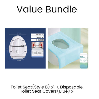🥳HEISSER SALE 2026🥳💞50.000+ VERKAUFT!👵❤️  Langlebiger WC-Sitz mit Absenkautomatik