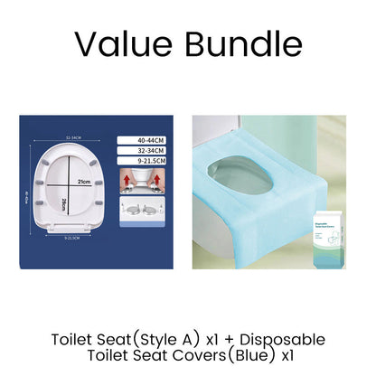 🥳HEISSER SALE 2026🥳💞50.000+ VERKAUFT!👵❤️  Langlebiger WC-Sitz mit Absenkautomatik