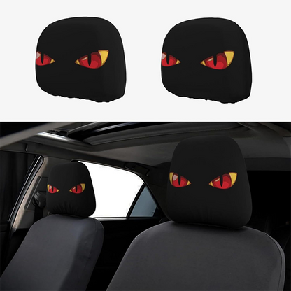 🎃💀Halloween-Vorverkaufs-Sonderedition: Lustige und originelle Auto-Kopfstützenbezüge, die Ihre Freunde erschrecken werden!