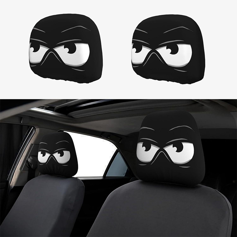 🎃💀Halloween-Vorverkaufs-Sonderedition: Lustige und originelle Auto-Kopfstützenbezüge, die Ihre Freunde erschrecken werden!