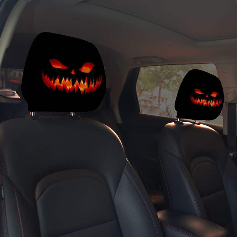 🎃💀Halloween-Vorverkaufs-Sonderedition: Lustige und originelle Auto-Kopfstützenbezüge, die Ihre Freunde erschrecken werden!