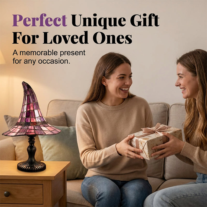 🥳HEISSER SALE 2026🥳💞50.000+ VERKAUFT!👵❤️  Bezauberndes Ambiente – Hexenlampe aus Buntglas