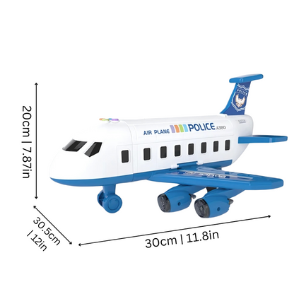 🥳HEISSER SALE 2026🥳💞50.000+ VERKAUFT!👵❤️  AeroPlay Flugzeugauto: Supergroßes, stoßfestes Lernspielzeug für Kinder