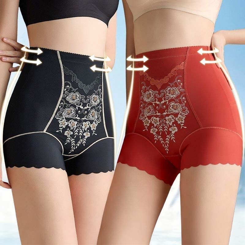 🥳HEISSER SALE 2026🥳💞50.000+ VERKAUFT!👵❤️ Damen-Slips mit Stickerei, hohem Bund und Bauchkontrolle