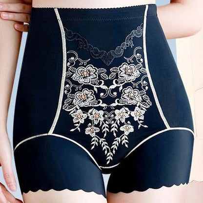 🥳HEISSER SALE 2026🥳💞50.000+ VERKAUFT!👵❤️ Damen-Slips mit Stickerei, hohem Bund und Bauchkontrolle