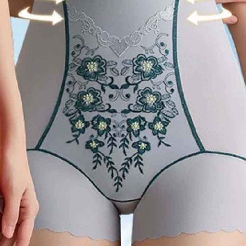 🥳HEISSER SALE 2026🥳💞50.000+ VERKAUFT!👵❤️ Damen-Slips mit Stickerei, hohem Bund und Bauchkontrolle