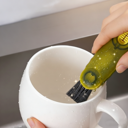 🥳HEISSER SALE 2026🥳💞50.000+ VERKAUFT!👵❤️  3-in-1-Bürste für Flaschen und Tassen, Reinigung von Trinkflaschen, Thermosflaschen und Babyflaschen, Bürstchen für Fugen und Rillen