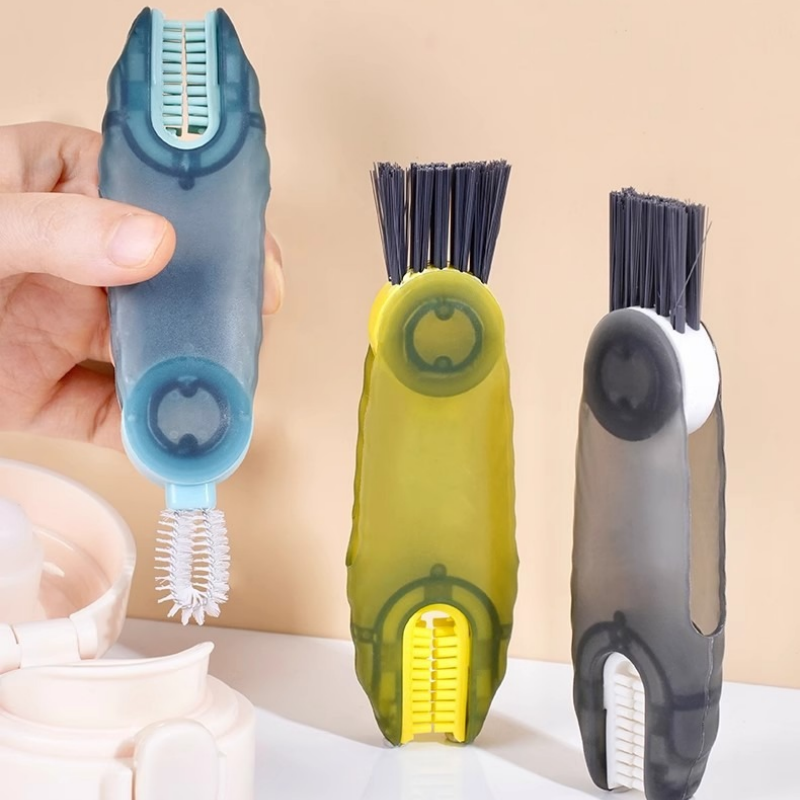 🥳HEISSER SALE 2026🥳💞50.000+ VERKAUFT!👵❤️  3-in-1-Bürste für Flaschen und Tassen, Reinigung von Trinkflaschen, Thermosflaschen und Babyflaschen, Bürstchen für Fugen und Rillen