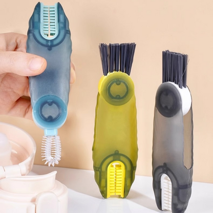 🥳HEISSER SALE 2026🥳💞50.000+ VERKAUFT!👵❤️  3-in-1-Bürste für Flaschen und Tassen, Reinigung von Trinkflaschen, Thermosflaschen und Babyflaschen, Bürstchen für Fugen und Rillen