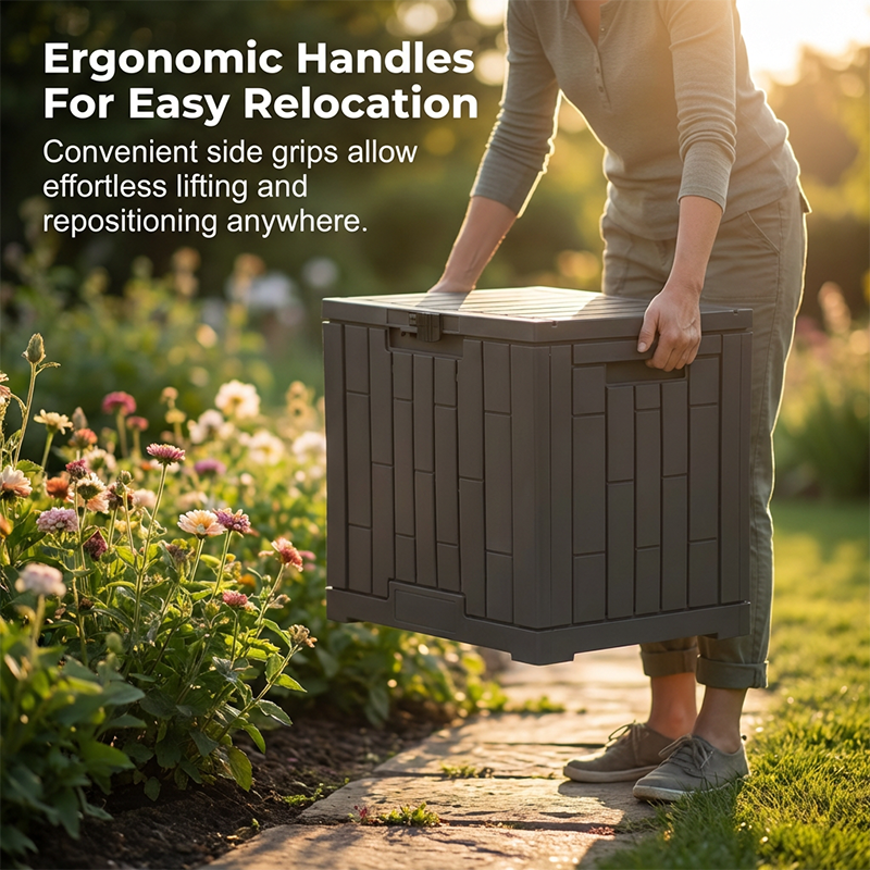 Waterproof Outdoor Storage Box with Lockable Lid