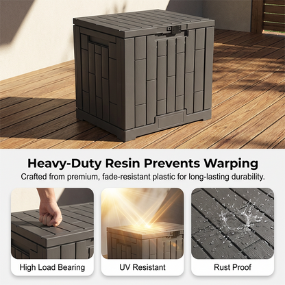 Waterproof Outdoor Storage Box with Lockable Lid