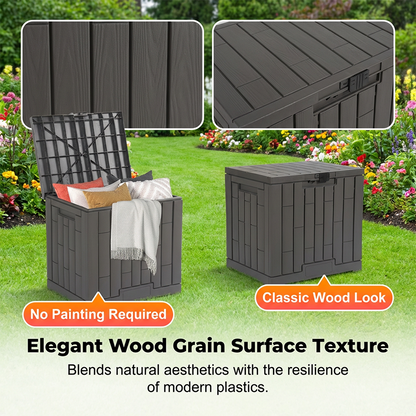 Waterproof Outdoor Storage Box with Lockable Lid