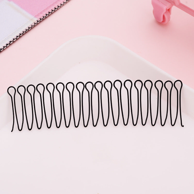 💇‍♀️✨ Flexibler Unsichtbar-Haarspangenkamm – unsichtbar, flexibel, rutschfest – für sofortigen, perfekten Halt! 🌟