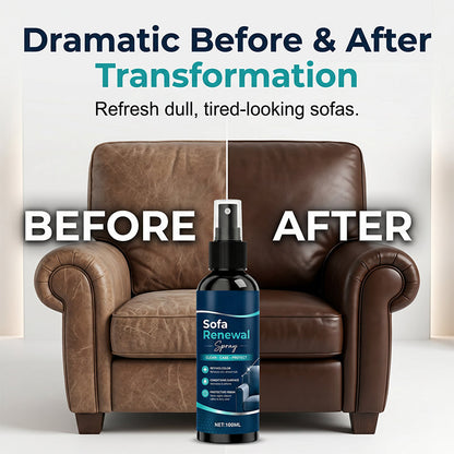 🥳2026 HEISSER VERKAUF🥳💞ÜBER 50.000 VERKAUFT!🧴🛡️Sofa-Erneuerungsspray – Pflegt intensiv, macht weich und beugt Rissen vor. Bildet einen unsichtbaren Schutzfilm gegen Flecken und Verschmutzungen. Geeignet für Sofas, Sessel und Hocker! 🌟✨