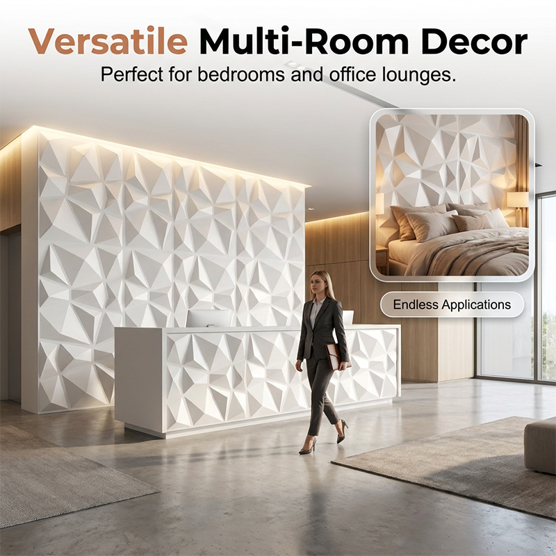 🧱✨ Moderne 3D-PVC-Wandpaneele🥳   Verleiht deinen Wänden Struktur & Tiefe – einfache Montage, moderner Look. 🔥🏠
