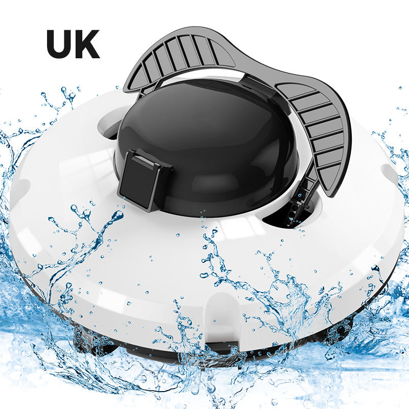 🔥Redkey Poolroboter 2026 Kabellos Poolsauger 6800mAh Akku Selbstparkend bis 200m² (Set, 45.000 Pa Saugkraft, intelligente Navigation & 180 Min. Laufzeit), Schnellladung, 45° Steigung, 90° Wandreinigung & 2 Jahre Garantie