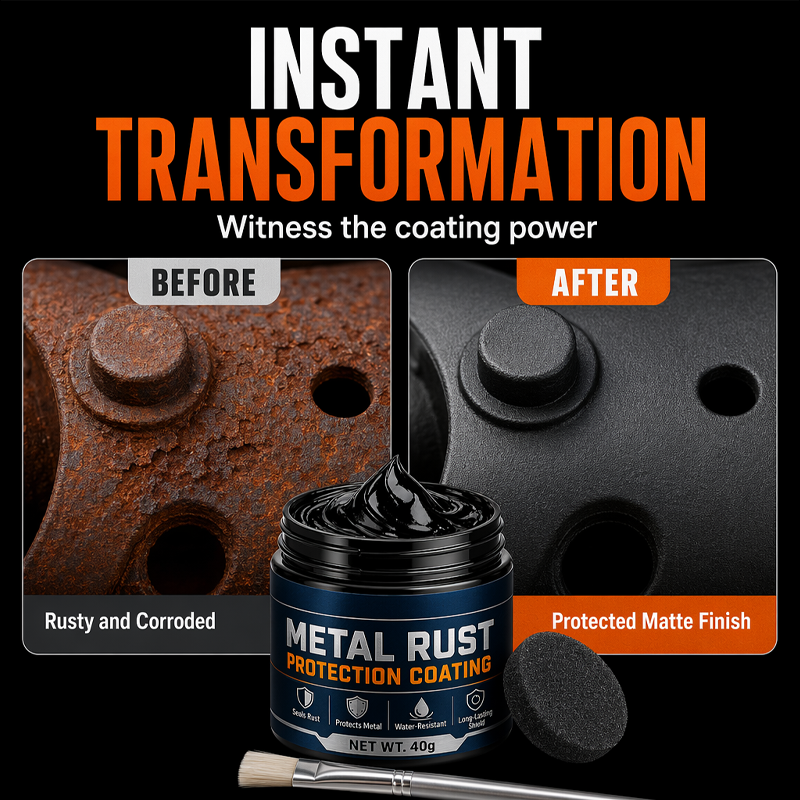 🥳HEISSER SALE 2026🥳💞50.000+ VERKAUFT!👵❤️  Schwarze Reparaturpaste zum Schutz vor Metallrost