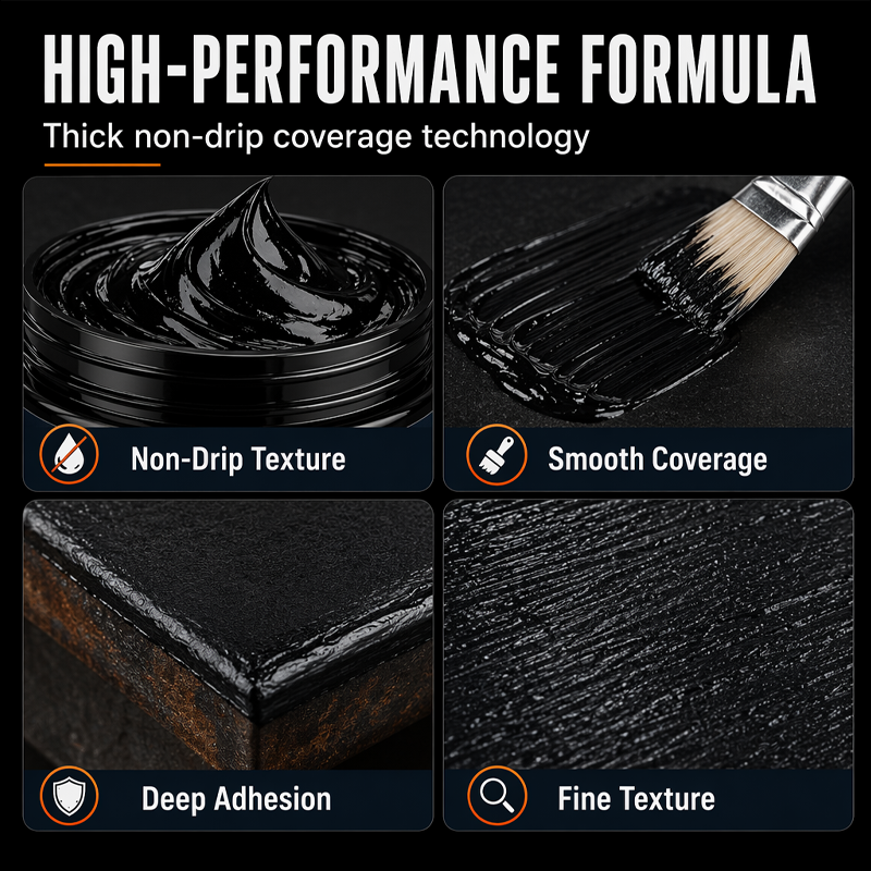🥳HEISSER SALE 2026🥳💞50.000+ VERKAUFT!👵❤️  Schwarze Reparaturpaste zum Schutz vor Metallrost