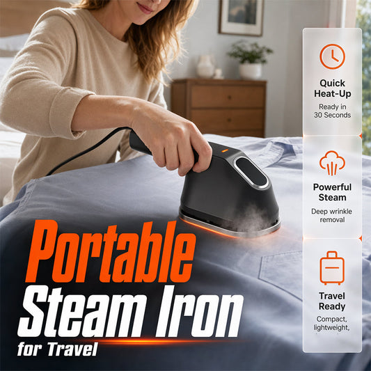 🧥 3-in-1-Handdampfbügeleisen – tragbar, kompakt und perfekt für Reisen – entfernt Falten schnell und einfach ✨🧳