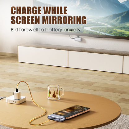 🥳HEISSER SALE 2026🥳💞50.000+ VERKAUFT!👵❤️  Verbesserter kabelloser HDMI‑Adapter S850 Typ‑C, 50 m, Ausgabe 1080p mit 60 Hz, Plug & Play, 5G + 2,4G und Audio zur Verbindung von Handys, Tablets, Laptops und PCs mit Monitoren