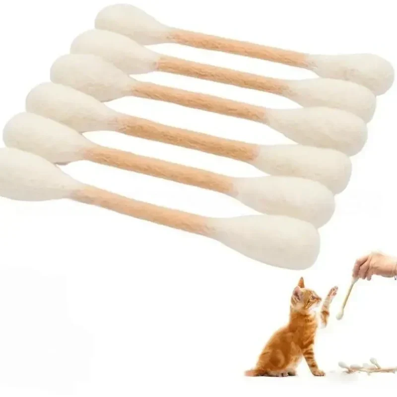 🥳HEISSER SALE 2026🥳💞50.000+ VERKAUFT!❤️🐱 Interaktives Wattestäbchen-Katzenspielzeug mit Katzenminze