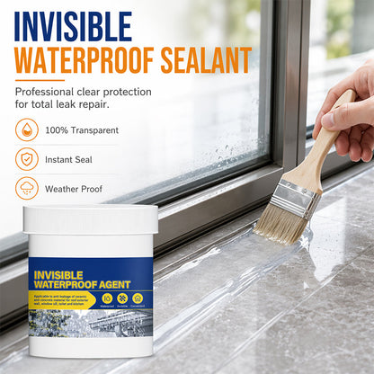 🔥Heißer Sonderverkauf: 50 % Rabatt🔥 Unsichtbare, wasserdichte Dichtungsmasse, transparent, streichfähig, schnelltrocknend, geeignet für Dächer, Wände und Dachrinnen. 💧