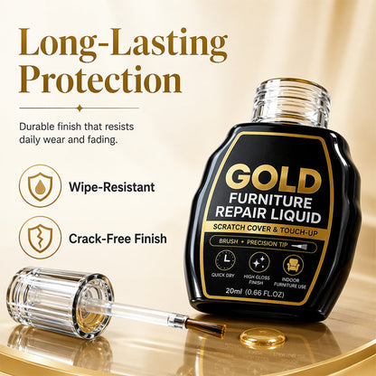🥳HEISSER SALE 2026🥳💞50.000+ VERKAUFT!👵❤️  Goldene Möbelreparaturfarbe