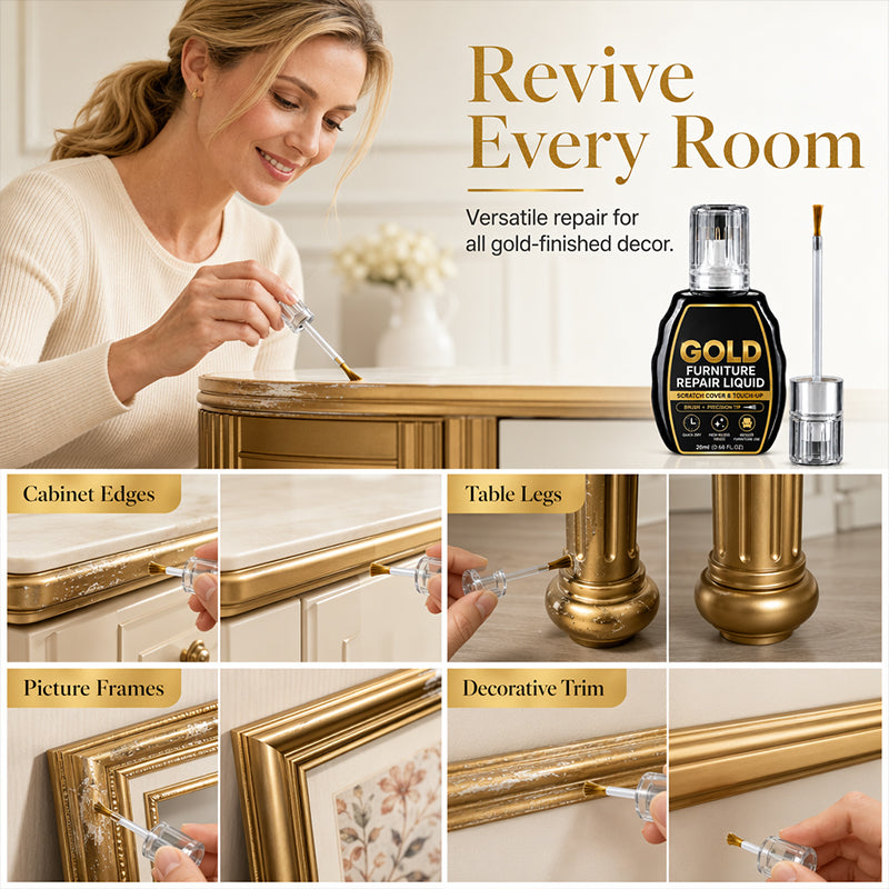 🥳HEISSER SALE 2026🥳💞50.000+ VERKAUFT!👵❤️  Goldene Möbelreparaturfarbe