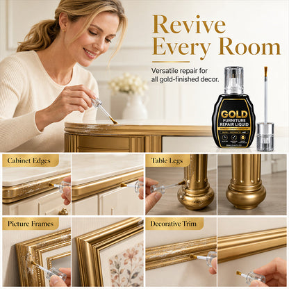 🥳HEISSER SALE 2026🥳💞50.000+ VERKAUFT!👵❤️  Goldene Möbelreparaturfarbe