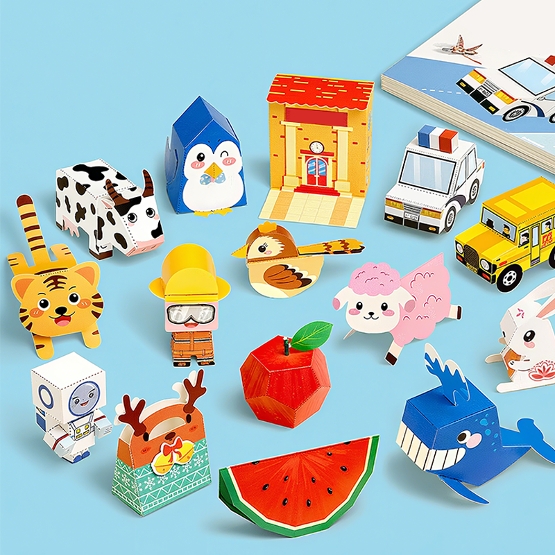 Bastelset zum Papierfalten für Kinder