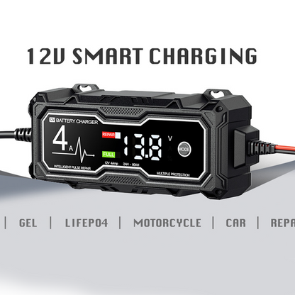 🔋 Intelligentes Autobatterieladegerät – Testen, Laden und Warten leicht gemacht ⚡