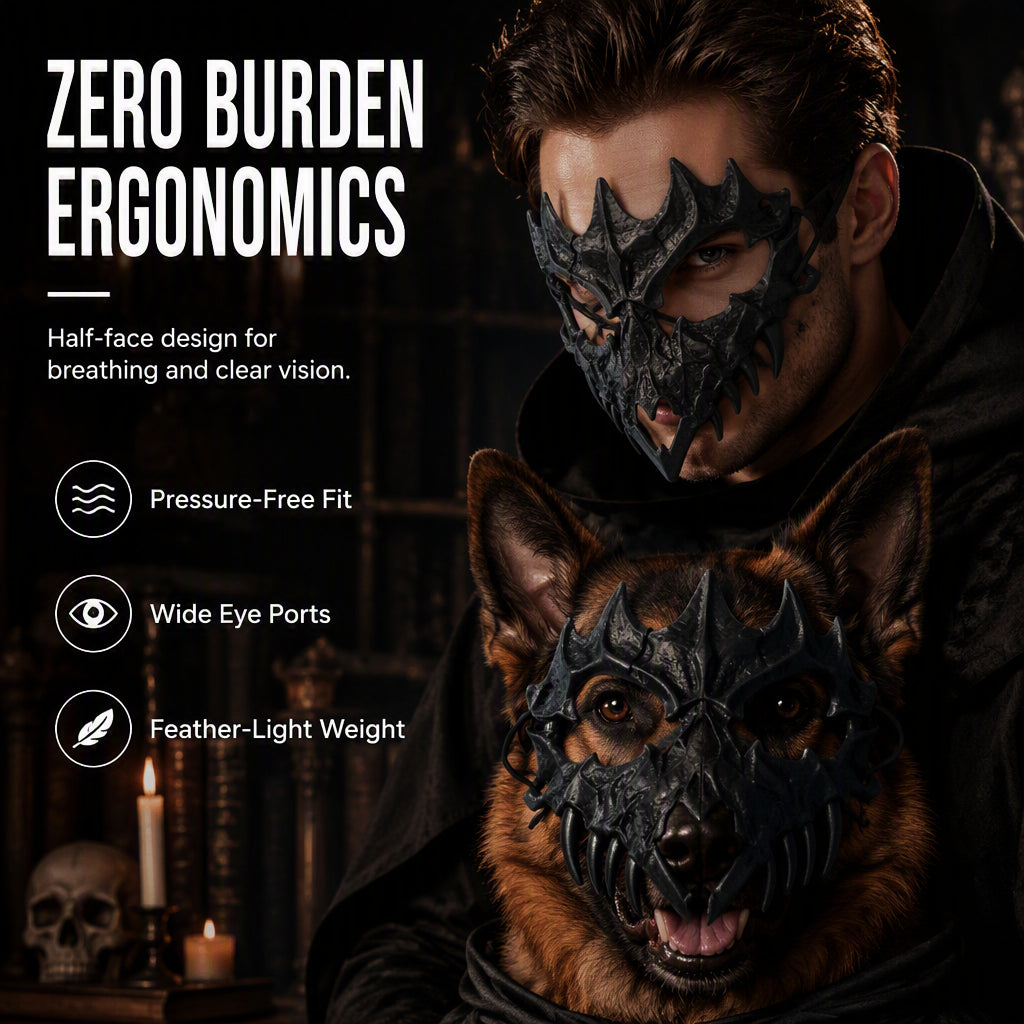 Halloween Beast Skull Pet Costume Mask