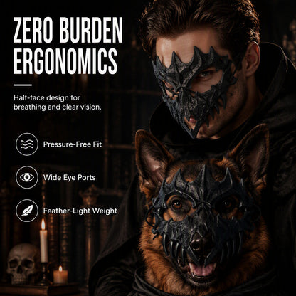 Halloween Beast Skull Pet Costume Mask