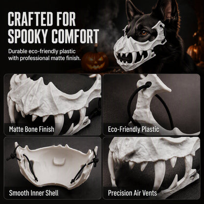 Halloween Beast Skull Pet Costume Mask