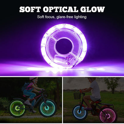 ⏳ BEGRENZTER VORRAT! Bunte Fahrrad‑Nabenleuchte ‑50 %