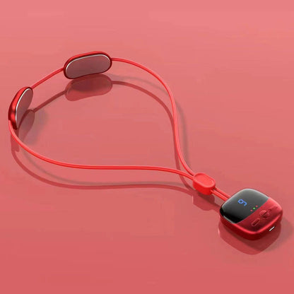 🧘‍♀️Nackenmassagegerät im Anhänger-Design – tragbar, mit 3 Wärmestufen & 9 Intensitätsstufen gegen Verspannungen. Schluss mit Schmerzmitteln – sanfte elektrische Impulse lockern die tiefe Nackenmuskulatur auf natürliche Weise! 🔥💚