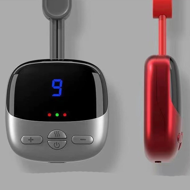 🧘‍♀️Nackenmassagegerät im Anhänger-Design – tragbar, mit 3 Wärmestufen & 9 Intensitätsstufen gegen Verspannungen. Schluss mit Schmerzmitteln – sanfte elektrische Impulse lockern die tiefe Nackenmuskulatur auf natürliche Weise! 🔥💚