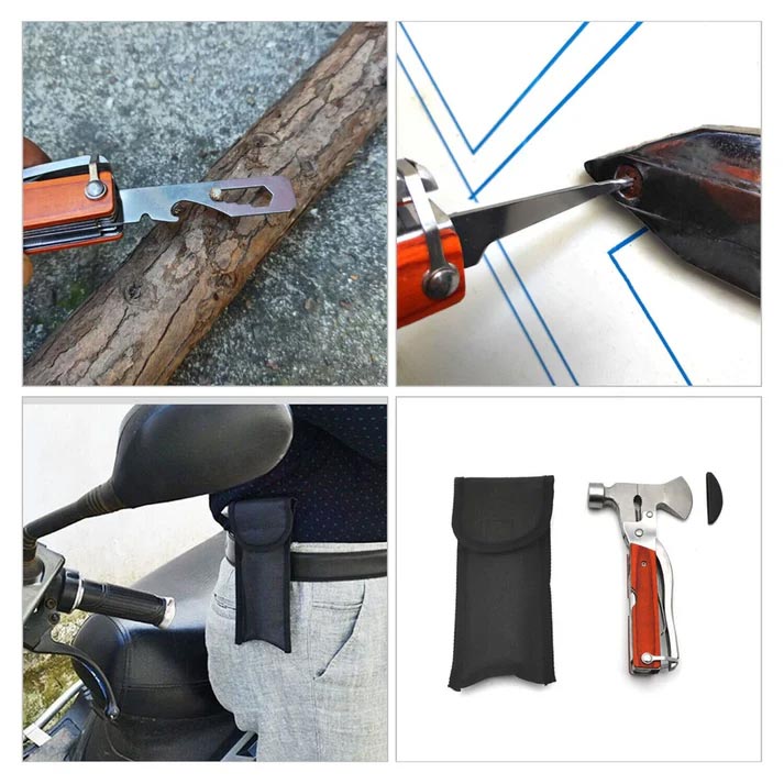 🔨 Tired of digging through 5 different tools for one job? This 16‑in‑1 hammer does it all — and stores in your glove box. 💪