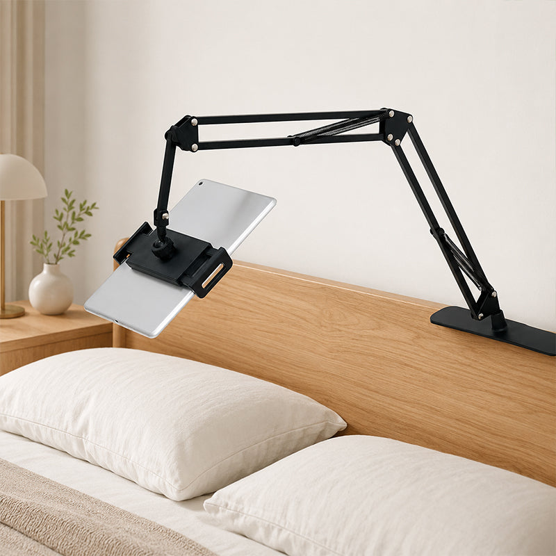 ⏰Magnetischer Tablet-Ständer für das Bett mit versteckter Matratzenhalterung